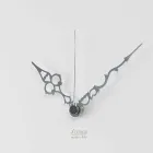 Orologio da Parete Moderno e Rotondo dal Design in Legno Decorato - Armonio Viadurini