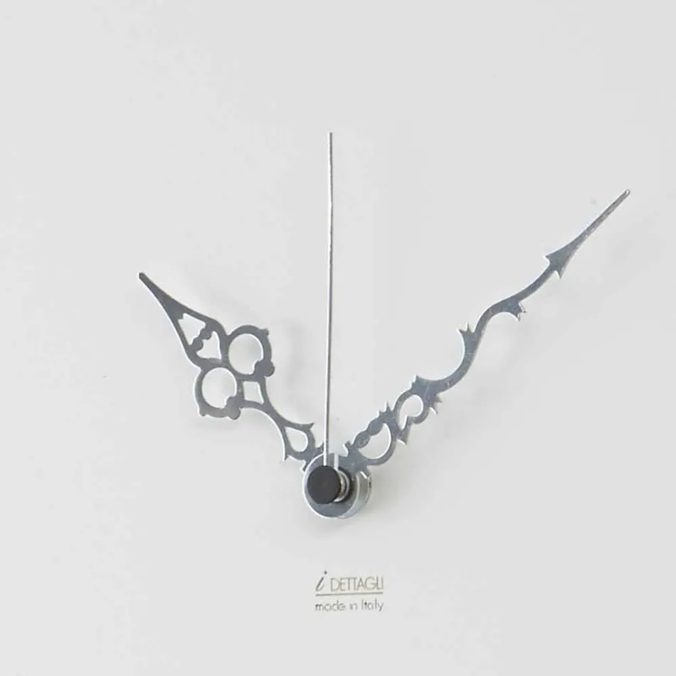 Orologio da Parete Moderno e Rotondo dal Design in Legno Decorato - Armonio Viadurini