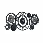 Orologio da Parete Moderno in Ferro con Tre Fusi Made in Italy – Meccanico Viadurini