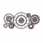 Orologio da Parete Moderno in Ferro con Tre Fusi Made in Italy – Meccanico Viadurini