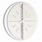 Orologio da Parete Rotondo con Supporto in PVC Realizzato in Italia - Elisio Viadurini