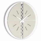 Orologio da Parete Rotondo con Supporto in PVC Realizzato in Italia - Elisio Viadurini