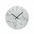 Orologio da Parete Rotondo Effetto Marmo Senza Numeri Made in Italy - Quadrante