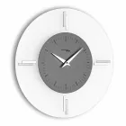 Orologio da Parete Rotondo in Metacrilato e Alluminio Made in Italy - Siria Viadurini