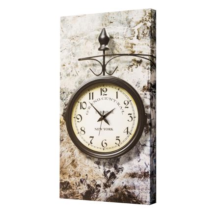 Orologio di design da muro stile vintage Sam, 40x80 cm Viadurini