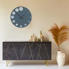 Orologio in Legno con Numeri a Ingrandimento Graduale Made in Italy - Kenya Viadurini