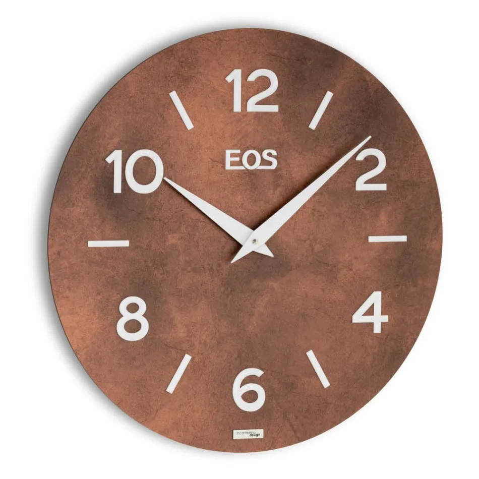 Orologio in MDF Accoppiato a Pellicole in Polipropilene Made in Italy - More Viadurini
