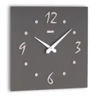 Orologio Muro con Applicazioni in Lino Pressato Stratificato Made in Italy - Exact Viadurini