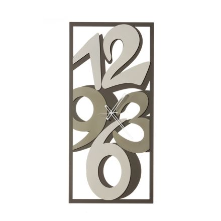Orologio Realizzato in Ferro con Numeri Grandi Made in Italy - Acquario Viadurini