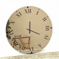 Orologio Rotondo da Parete in Cristallo Specchiato Made in Italy - Ingranaggio