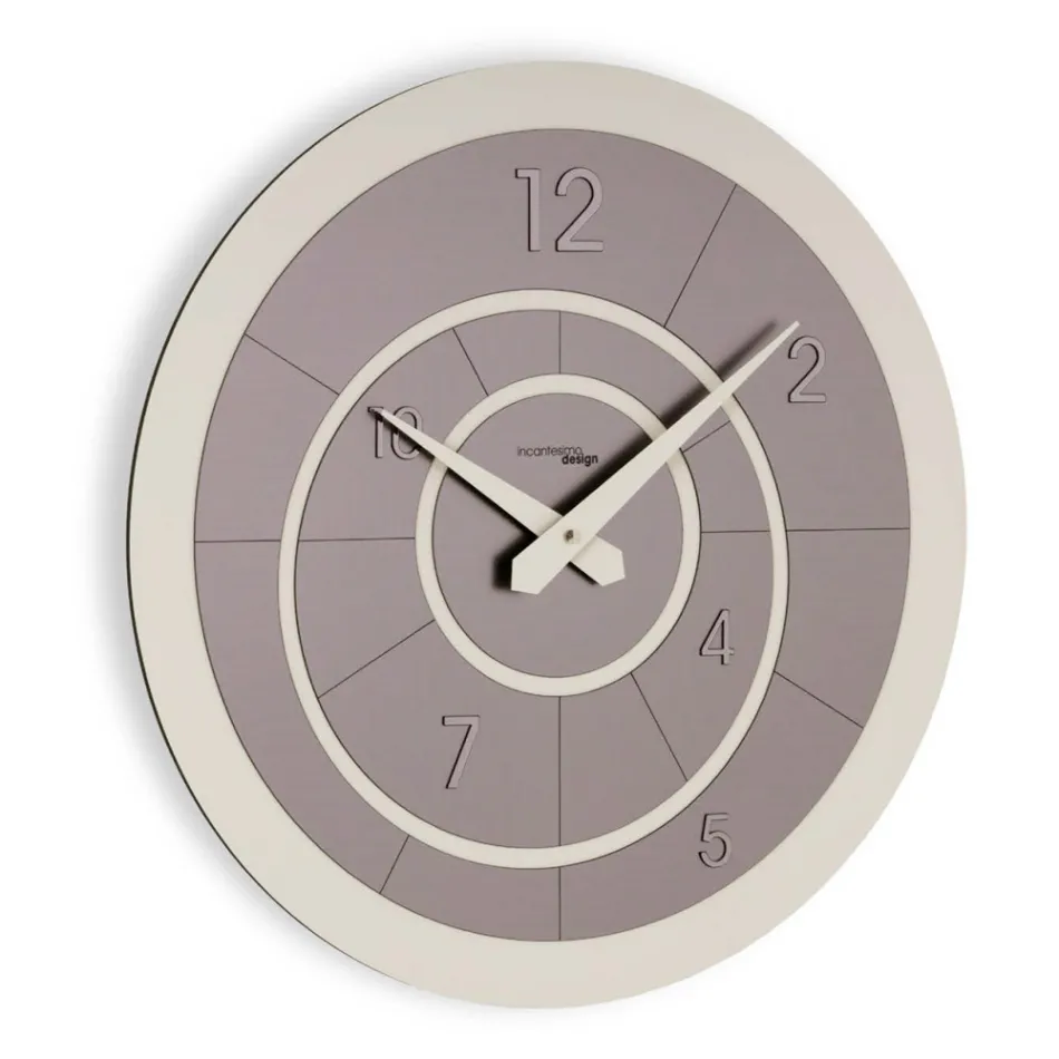 Orologio Rotondo in PVC Semiespanso ad Alta Densità Made in Italy - Creative Viadurini
