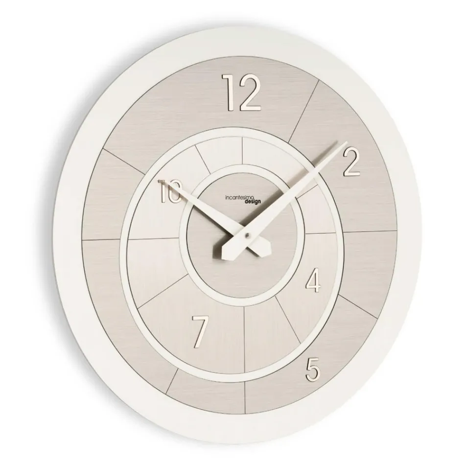 Orologio Rotondo in PVC Semiespanso ad Alta Densità Made in Italy - Creative Viadurini