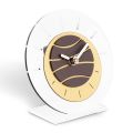 Orologio Tondo da Tavolo in Metacrilato Trasparente Made in Italy - Strange
