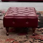 Panca Classica con Piedini in Legno di Faggio Made in Italy - Spassoso Viadurini