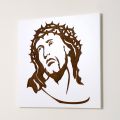 Pannello Bianco che Raffigura il Volto di Cristo Made in Italy - Akari