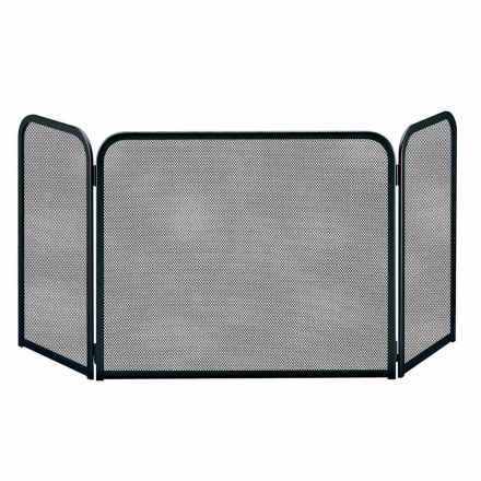 Parascintille con 3 Ante Realizzato in Metallo Made in Italy - Gatto Viadurini