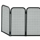 Parascintille con 4 Ante Realizzato in Metallo Made in Italy - Coniglio Viadurini