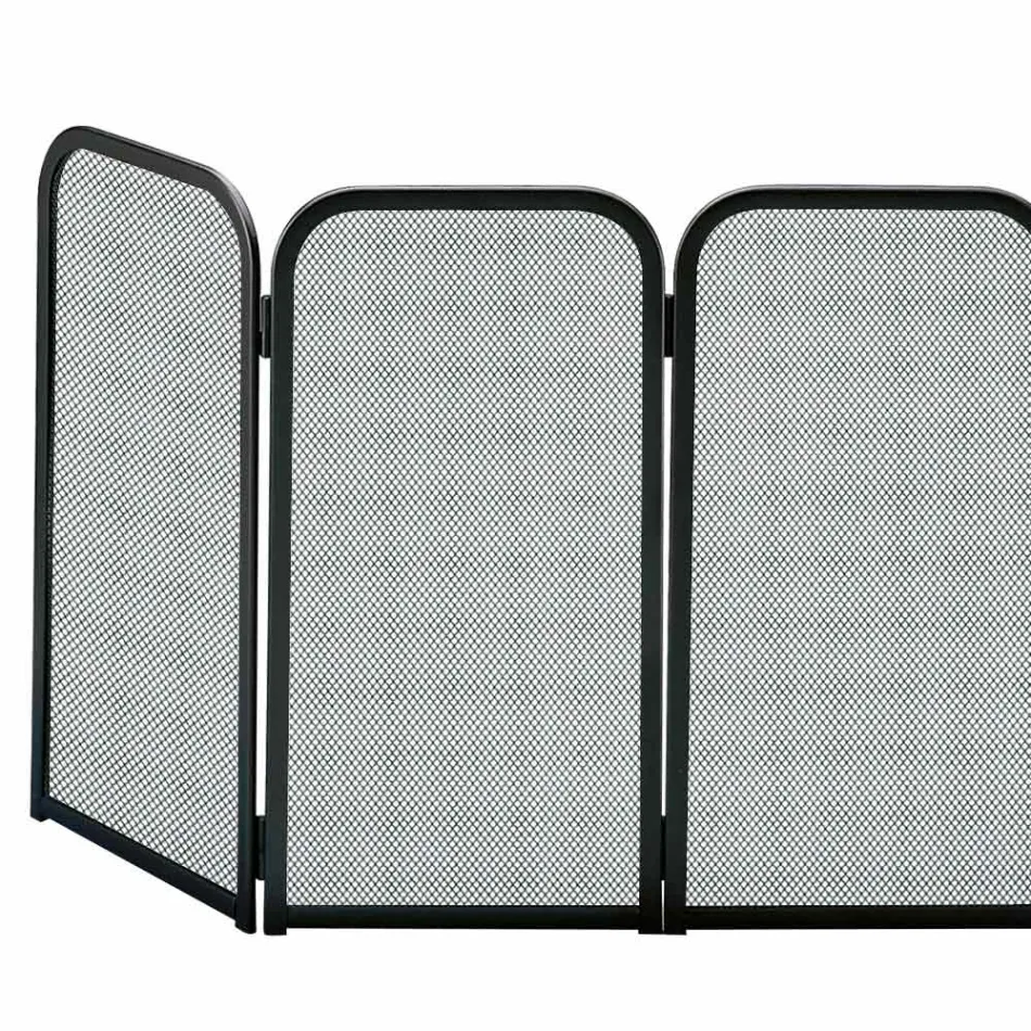 Parascintille con 4 Ante Realizzato in Metallo Made in Italy - Coniglio Viadurini