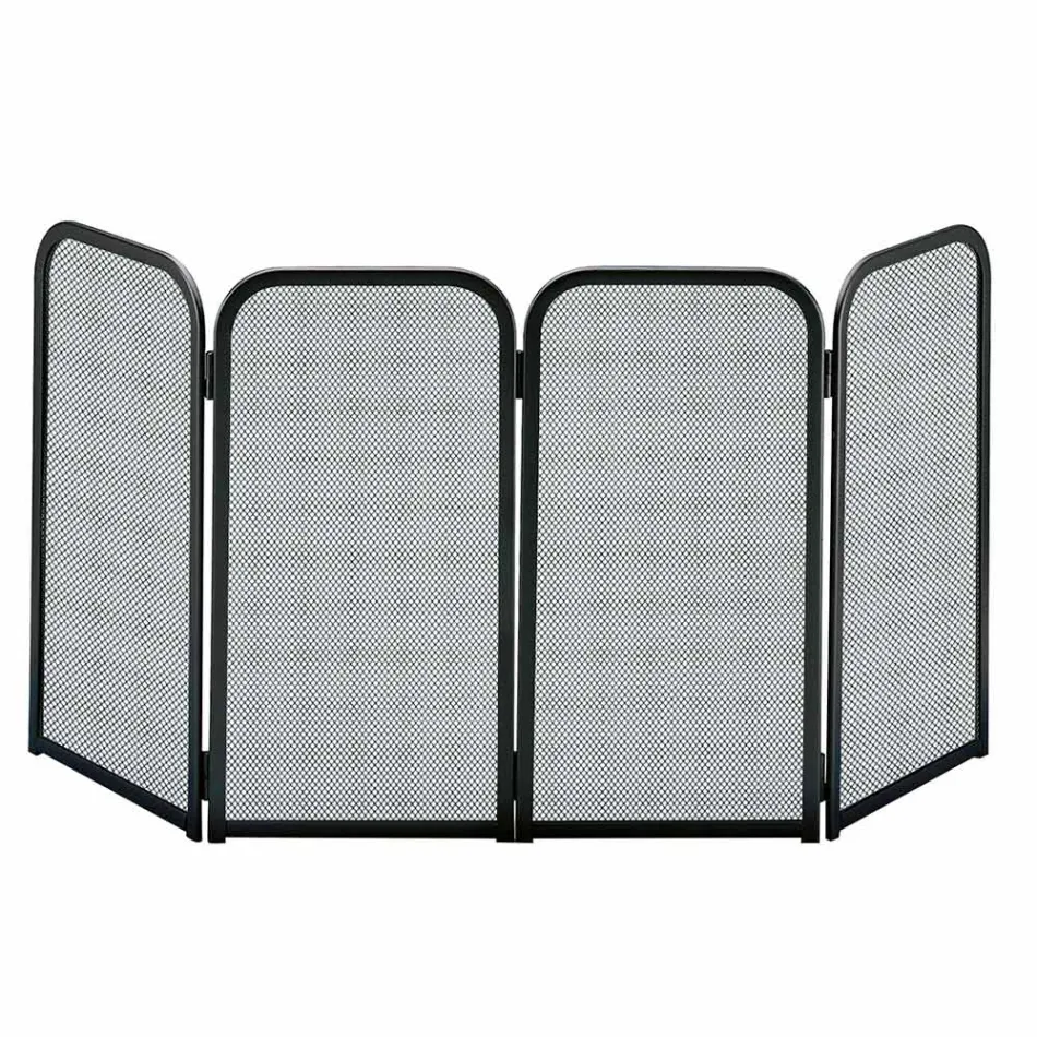 Parascintille con 4 Ante Realizzato in Metallo Made in Italy - Coniglio Viadurini