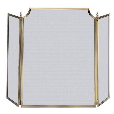 Parascintille con Rete Fine Nera e Ottone Made in Italy - Balena Viadurini