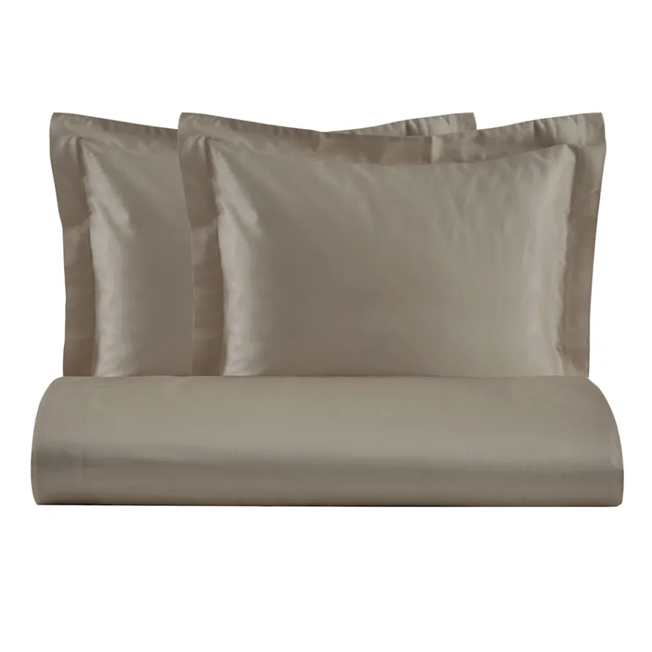 Parure Copripiumino in 100% Raso di Cotone con 2 Federe Made in Italy - Fluffy Viadurini