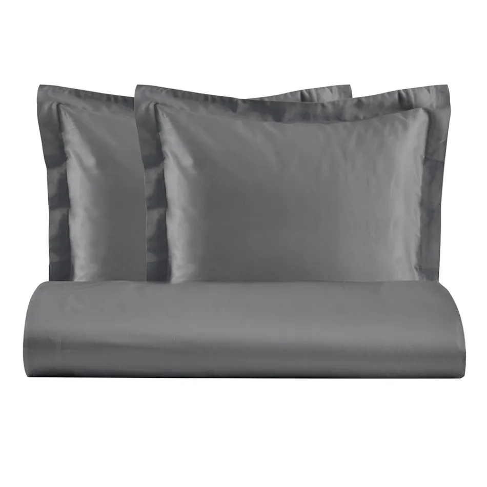 Parure Copripiumino in 100% Raso di Cotone con 2 Federe Made in Italy - Fluffy Viadurini