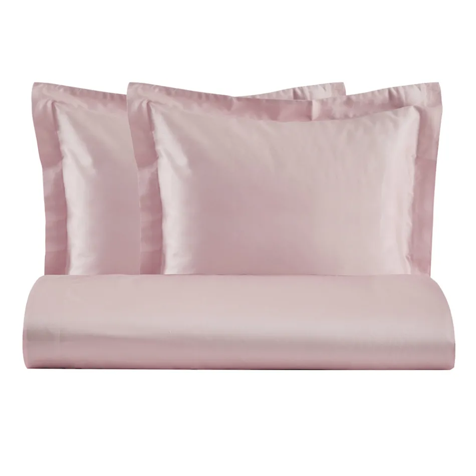 Parure Copripiumino in 100% Raso di Cotone con 2 Federe Made in Italy - Fluffy Viadurini