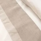 Parure Copripiumino in 90% Cotone e 10% Lino con 1 Federa Made in Italy - Nestle Viadurini