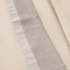 Parure Copripiumino Matrimoniale in 90% Cotone e 10% Lino Made in Italy - Nestle Viadurini