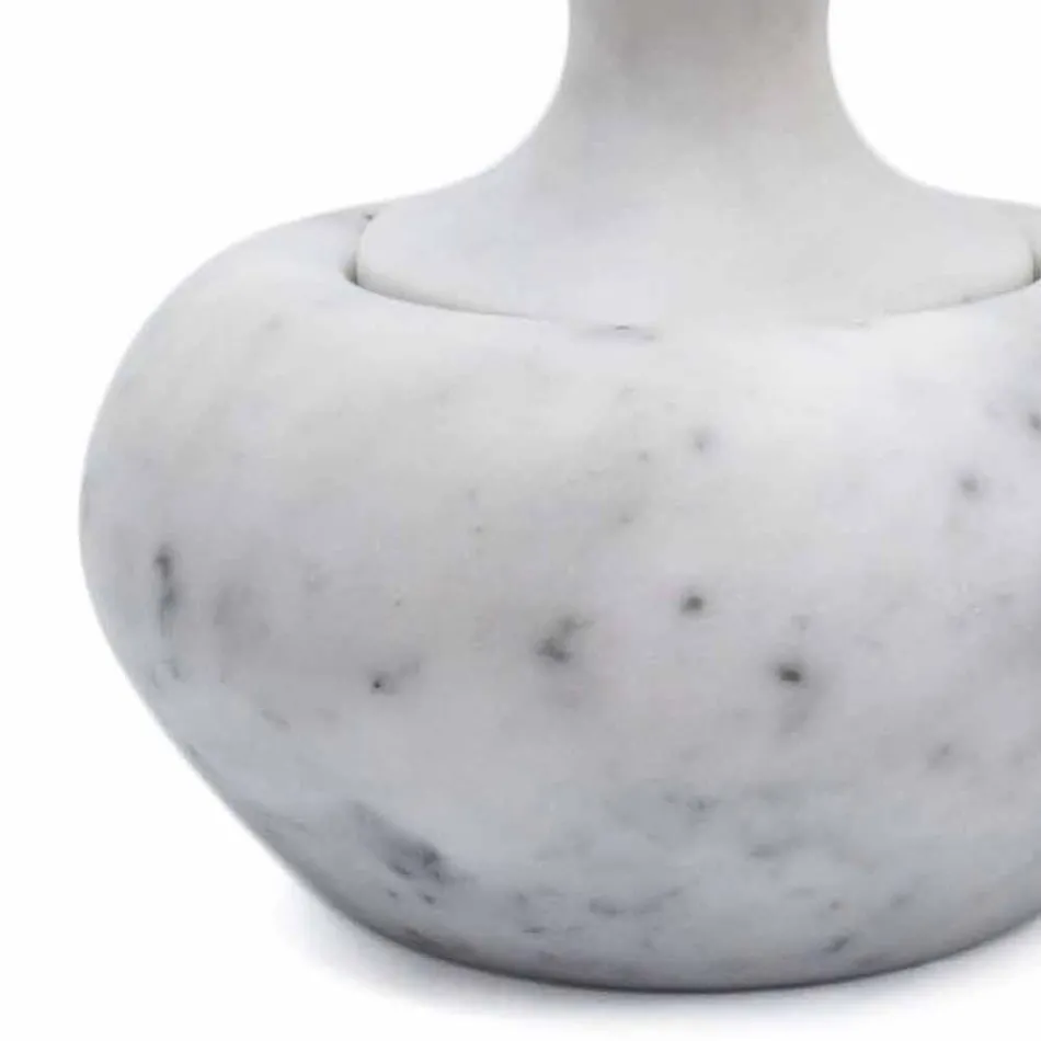 Pestello Schiaccianoci in Marmo Bianco di Carrara Made in Italy - Cullio  Viadurini