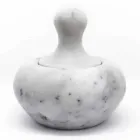 Pestello Schiaccianoci in Marmo Bianco di Carrara Made in Italy - Cullio  Viadurini