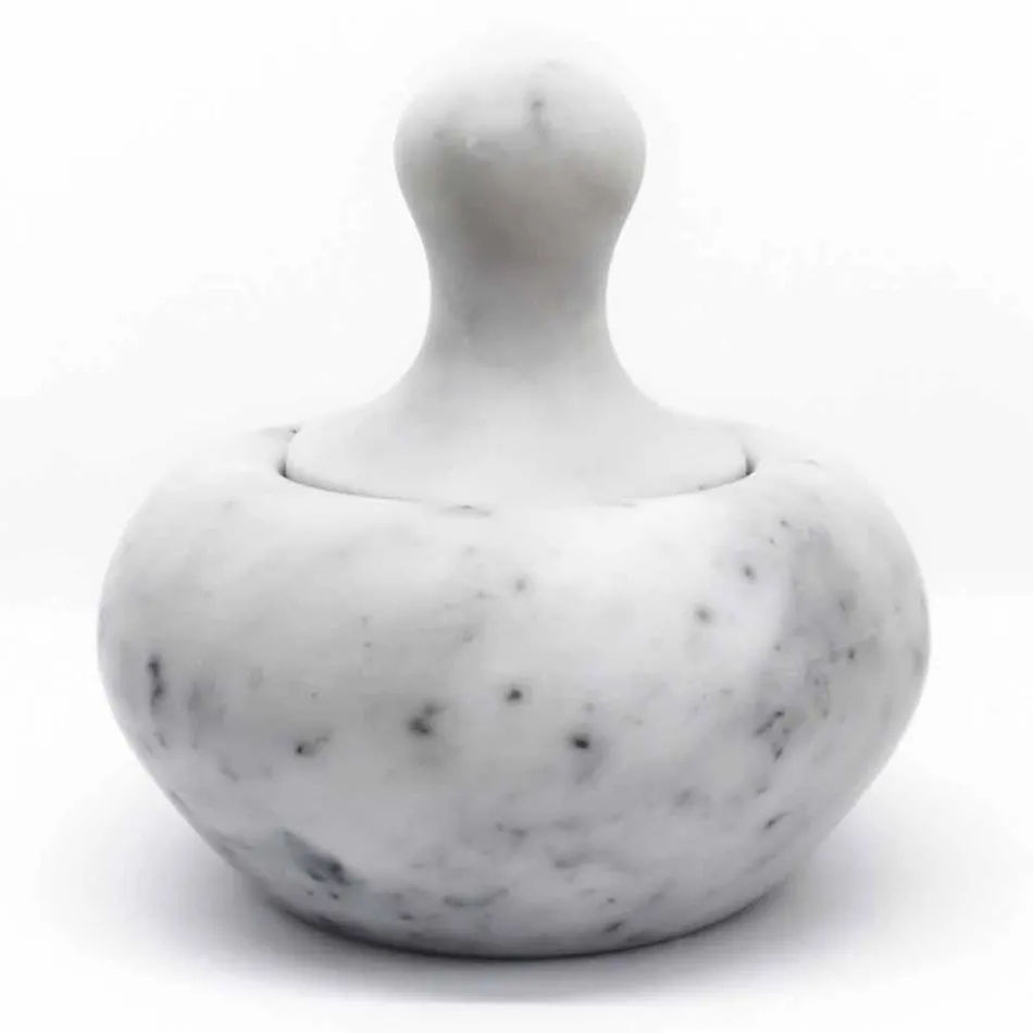 Pestello Schiaccianoci in Marmo Bianco di Carrara Made in Italy - Cullio  Viadurini