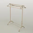 Piantana Appendi Asciugamani da Bagno Vintage in Ottone Made in Italy – Aristide Viadurini