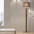 Piantana Design Moderno in Metallo con Paralume in Tessuto Made in Italy - Jump