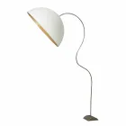Piantana H210cm moderna In-es.artdesign Mezza Luna colorata nebulite Viadurini