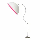Piantana H210cm moderna In-es.artdesign Mezza Luna colorata nebulite Viadurini