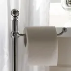 Piantana Terra Vintage con Portacarta e Portascopino in Ottone e Ceramica – Caen Viadurini
