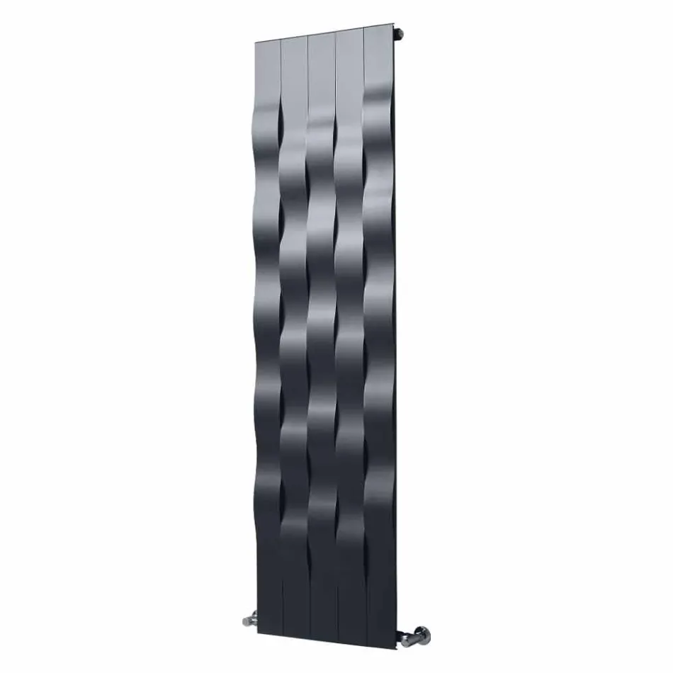 Piastra Radiante in Acciaio a 5 Barre Design Verticale fino a 1003 Watt - River Viadurini