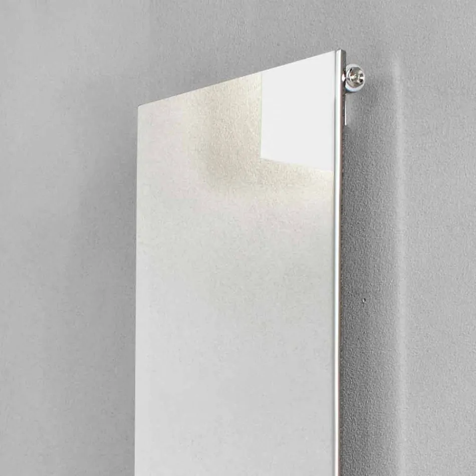Piastra Radiante Verticale in Acciaio Inox Reflex Design Moderno a 510 W - Ice Viadurini
