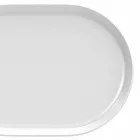 Piatti da Servizio Moderni di Design Ovale Bianco in Porcellana 4 Pezzi - Artico Viadurini