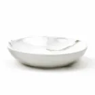 Piattino Moderno Rotondo in Marmo Vari Colori Made in Italy - Spillo Viadurini