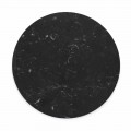 Piatto da Formaggi Rotondo in Marmo Bianco o Nero Made in Italy - Kirby