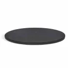 Piatto da Formaggi Rotondo in Marmo Bianco o Nero Made in Italy - Kirby Viadurini