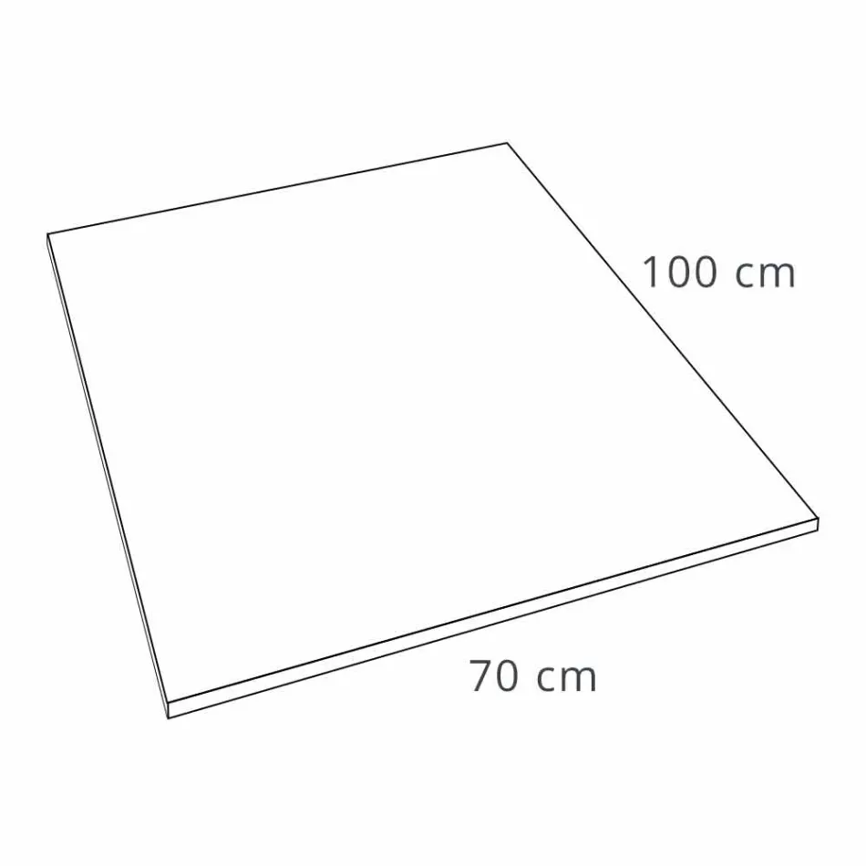Piatto Doccia 100x70 in Resina Bianca Finitura Effetto Ardesia - Sommo Viadurini