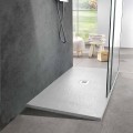 Piatto Doccia 120x70 in Resina Effetto Ardesia con Griglia in Acciaio - Sommo