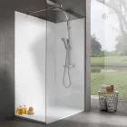Piatto Doccia Design Moderno 120x70 in Resina Effetto Velluto - Estimo Viadurini