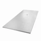 Piatto Doccia in Resina Bianca Effetto Ardesia 170x70 Design Moderno - Sommo Viadurini