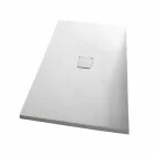 Piatto Doccia Rettangolare 160x70 cm in Resina Bianca Design Moderno - Estimo Viadurini