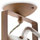 Plafoniera a soffitto a faretto quadrato vintage orientabile Kaylee  Viadurini