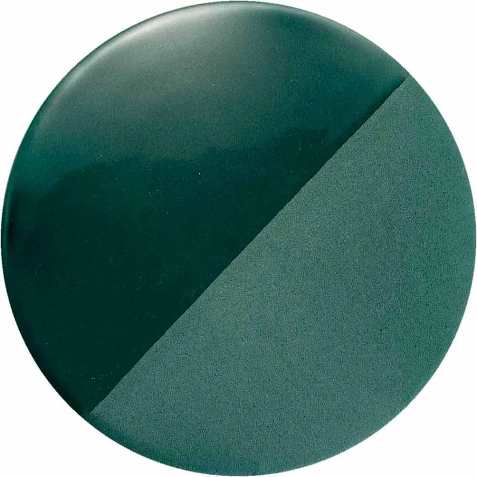 Plafoniera a Soffitto Circolare in Ceramica Colorata Made in Italy – Ferroluce Pi Viadurini